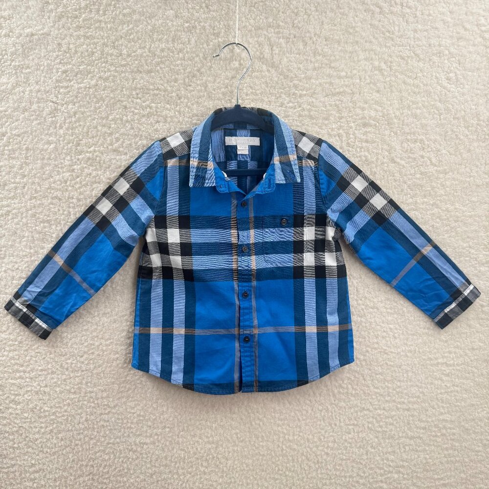 Burberry Children Baby button down shirt 2 Years Blue Color